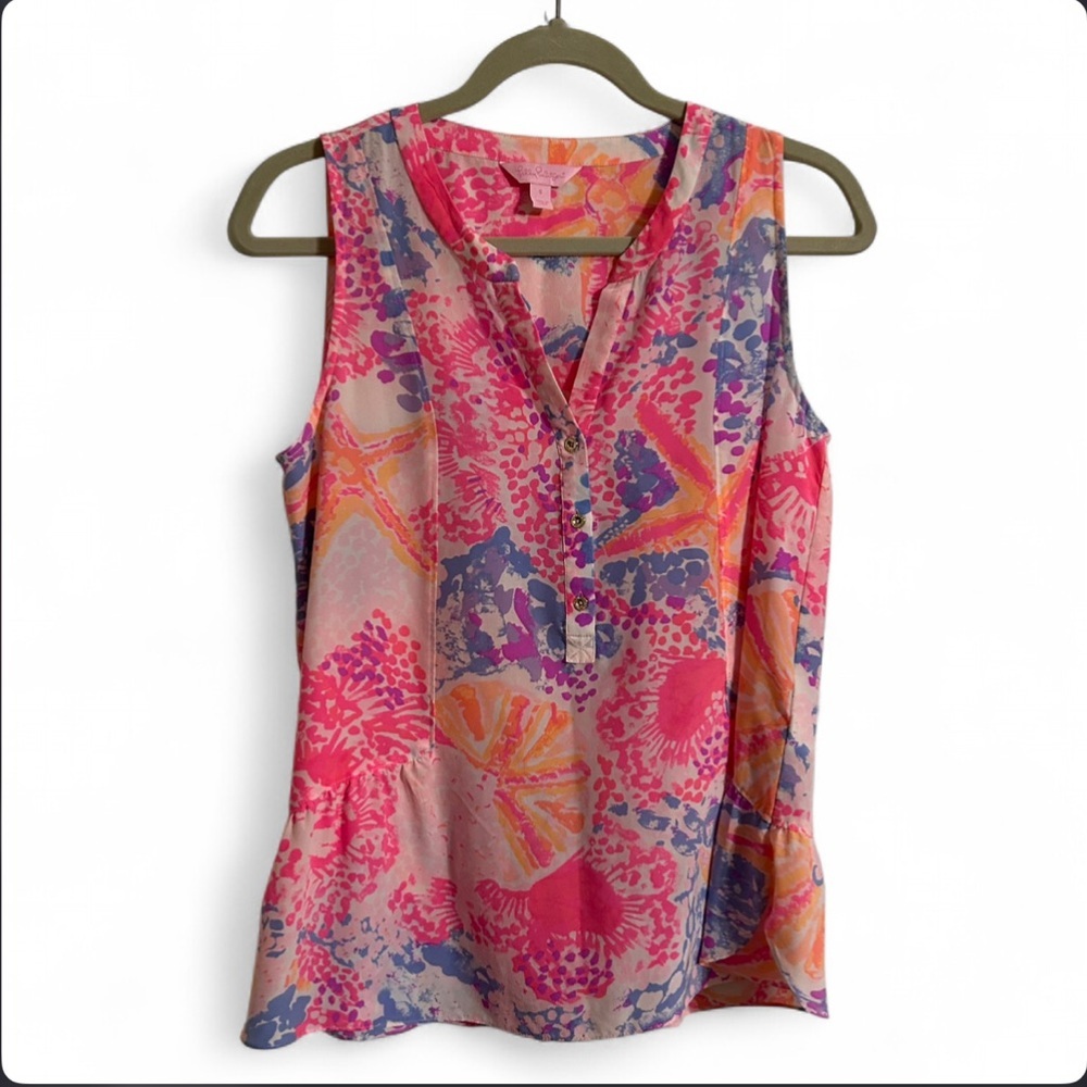 Lilly Pulitzer Kerry Silk Top Paradise
Pink Bohemian Beach S Easter